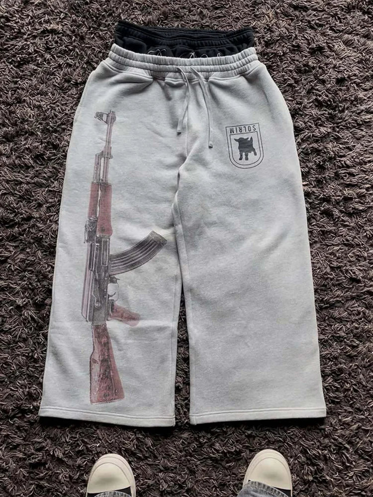 Urban Style Double Waist Pants