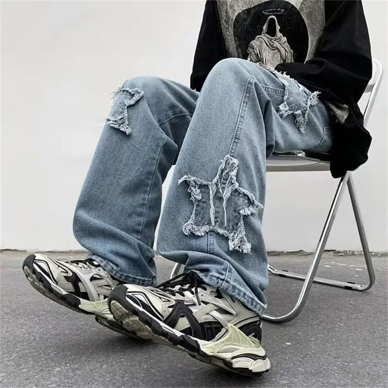Stylish Embroidered Men's Jeans