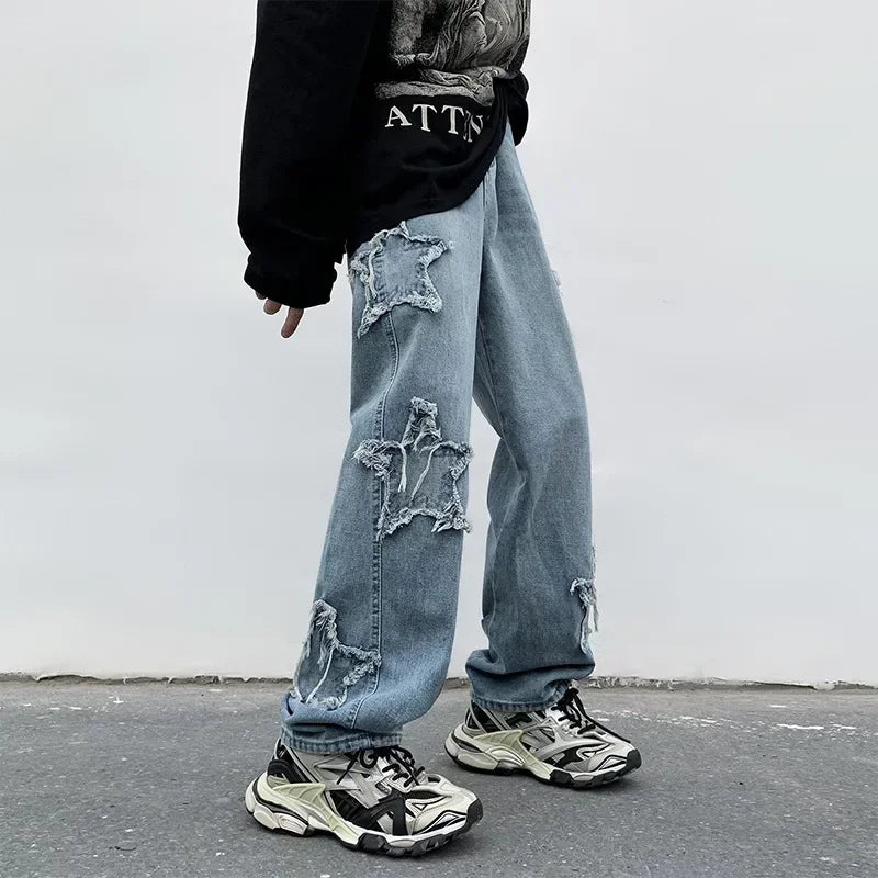 Stylish Embroidered Men's Jeans