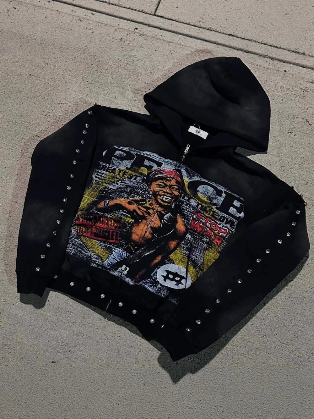 Trendy Graffiti Street Hoodie