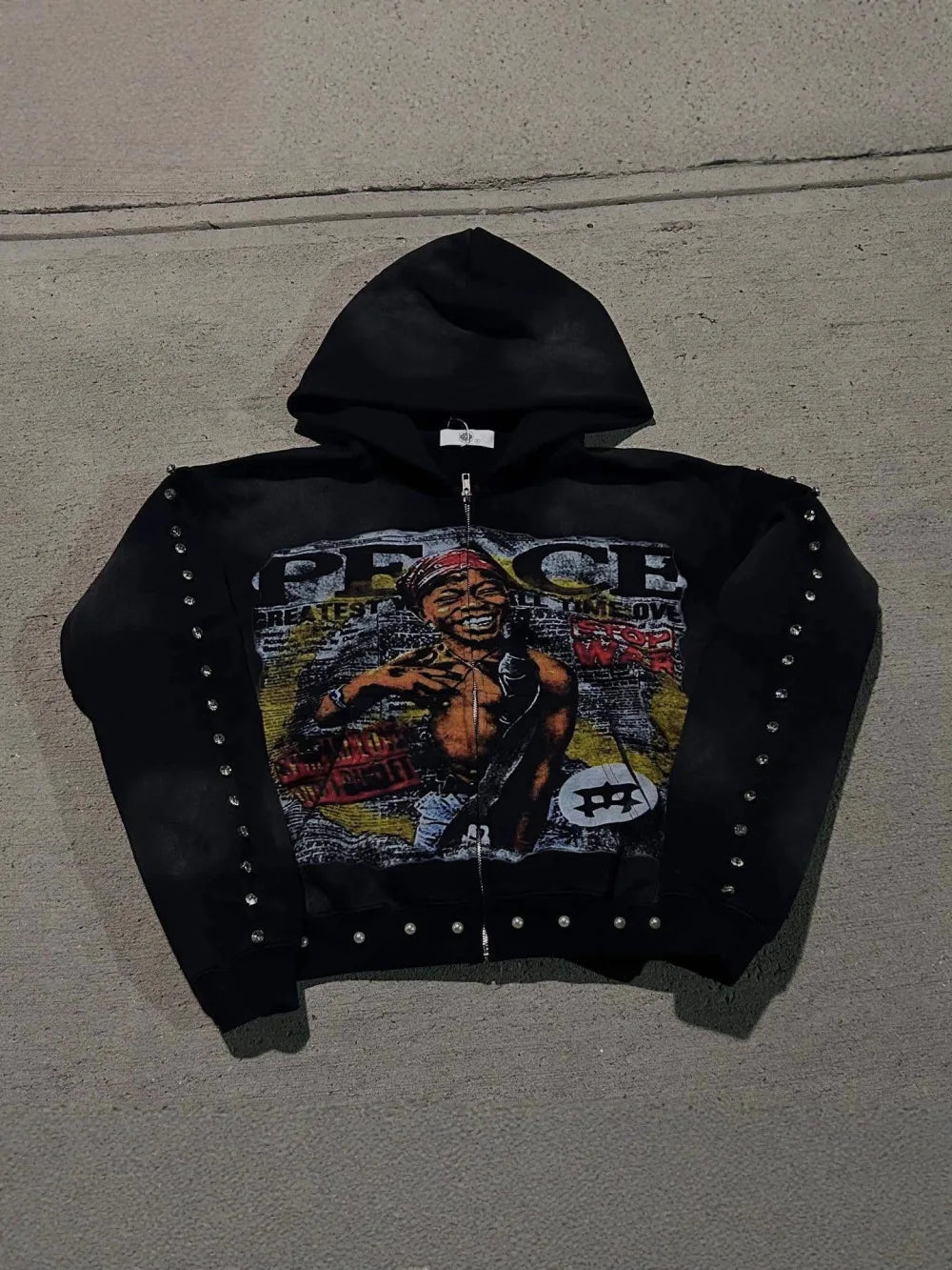 Trendy Graffiti Street Hoodie