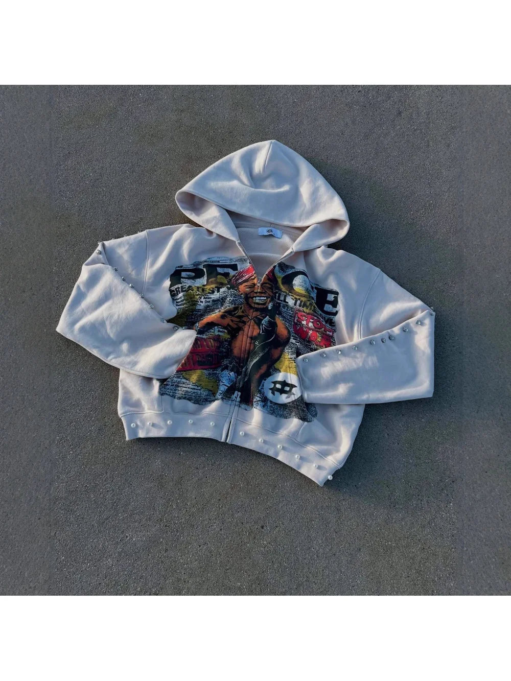 Trendy Graffiti Street Hoodie