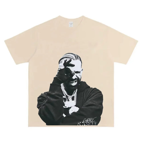 Drake-Inspired Loose Fit Tee