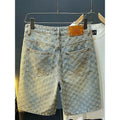 Retro Hip Denim Shorts for Men
