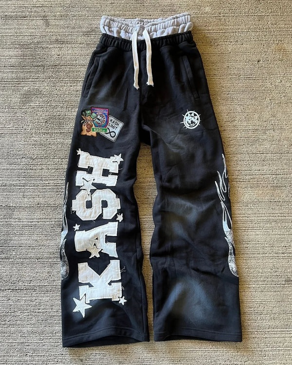 Retro Baggy Hip Hop Pants