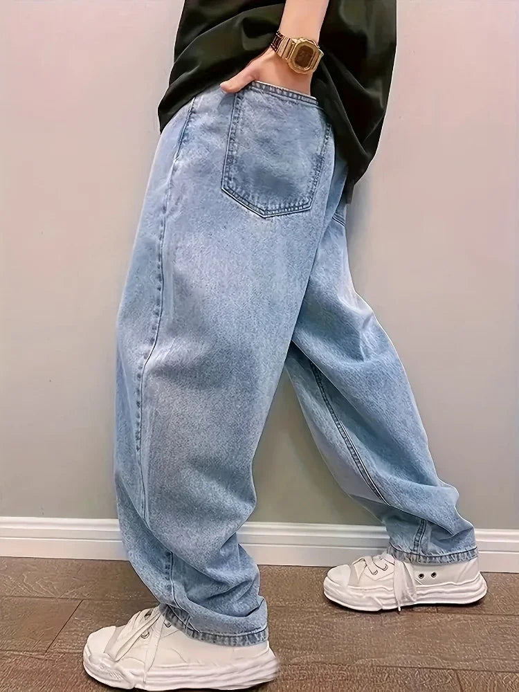 Comfortable Men's Wide Leg Jeans
