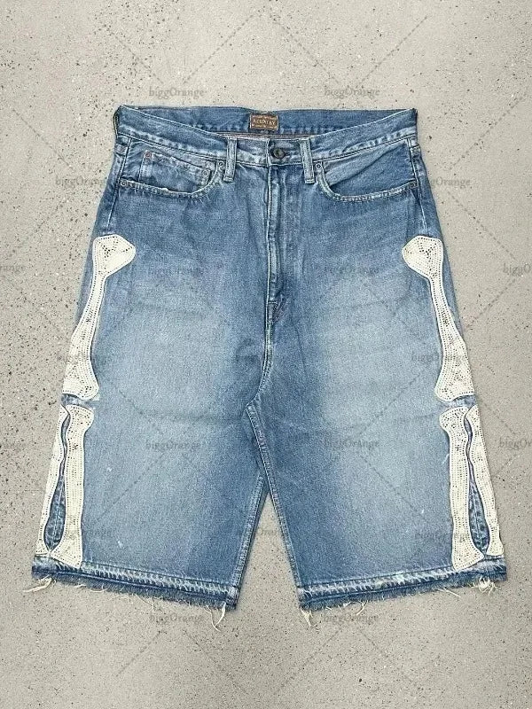 Vintage Hip Hop Denim Shorts
