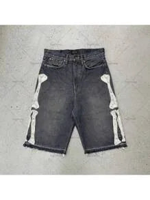 Vintage Hip Hop Denim Shorts