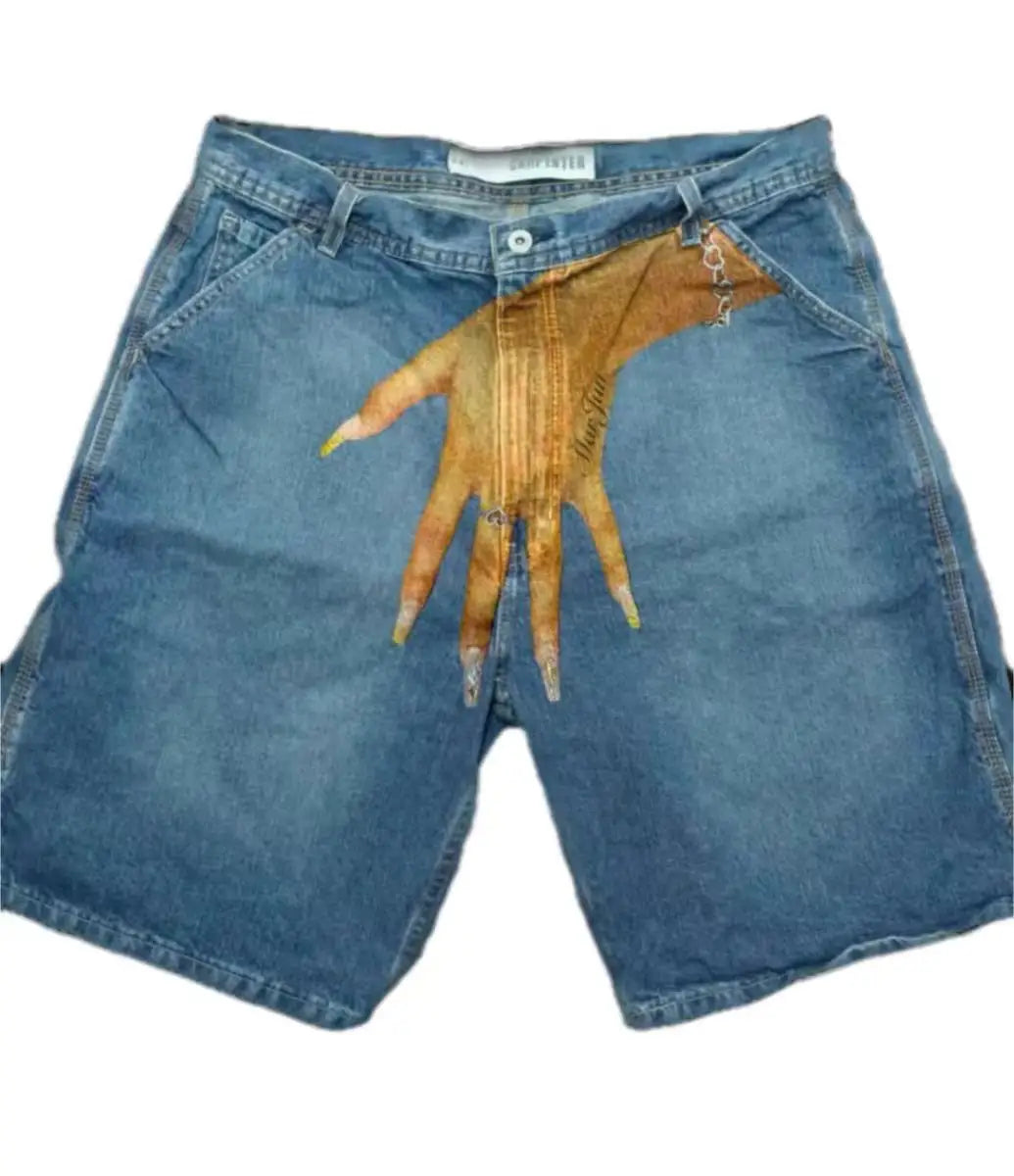 Vintage Hip Hop Denim Shorts