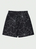 Cool Spider Web Swim Trunks