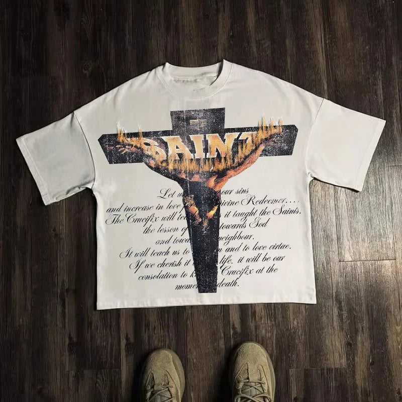 Oversized Vintage Graphic Tee