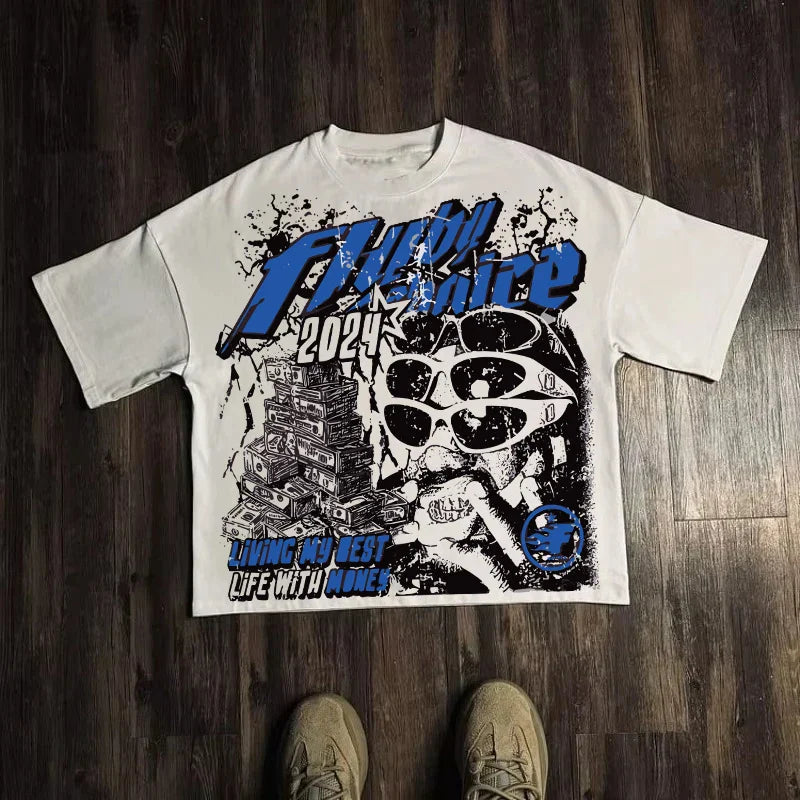 Oversized Vintage Graphic Tee