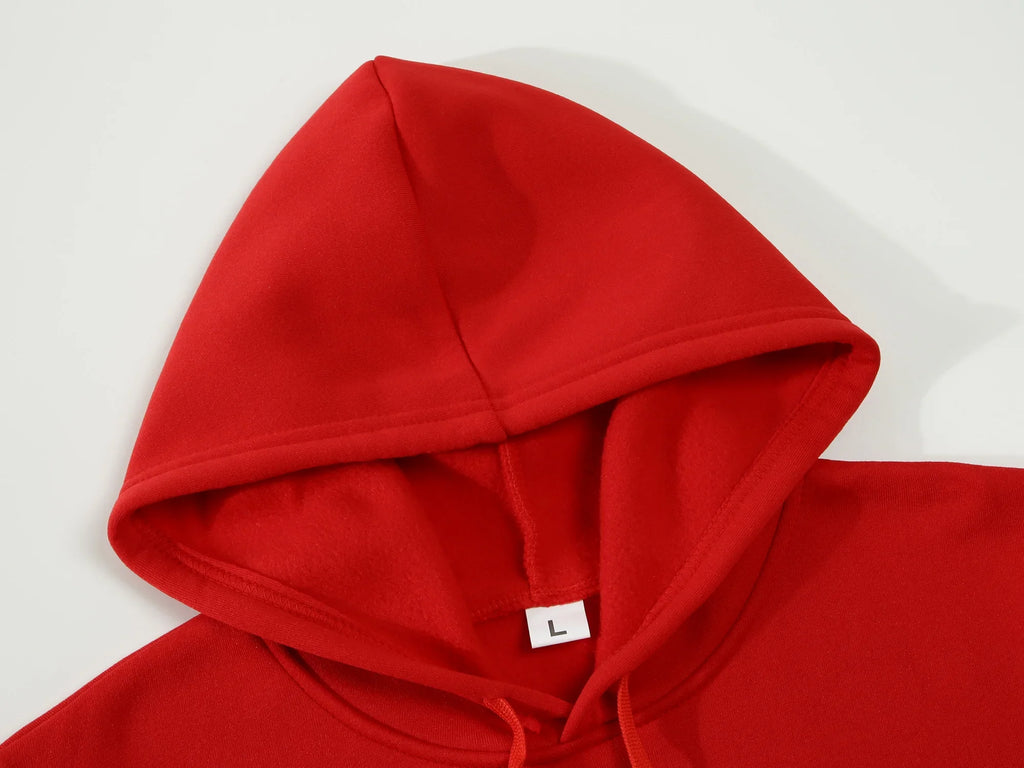 Retro Lip Print Hoodie