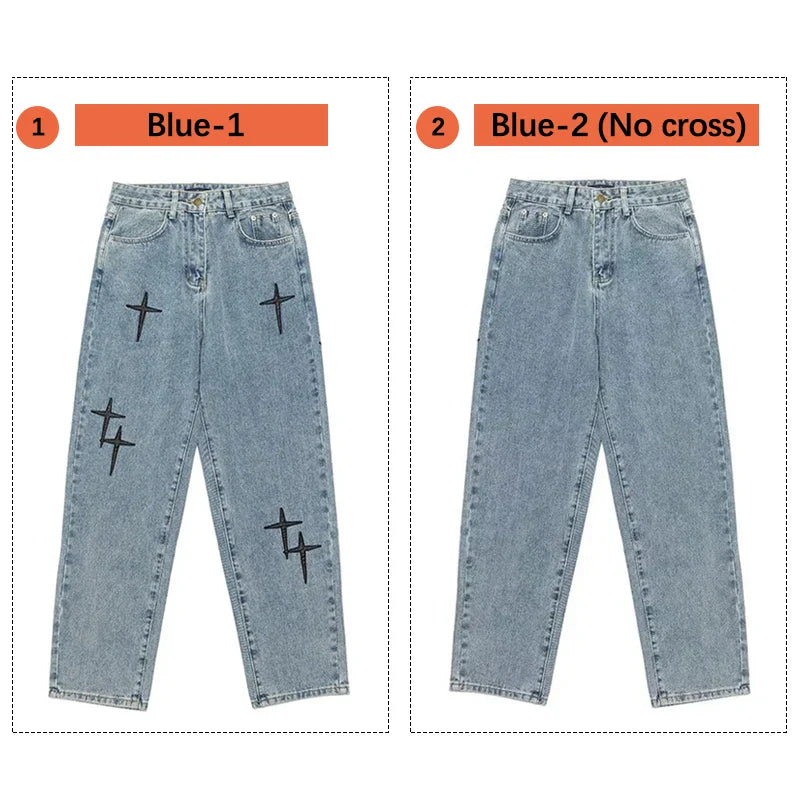 Men's Stylish Wide-Leg Jeans