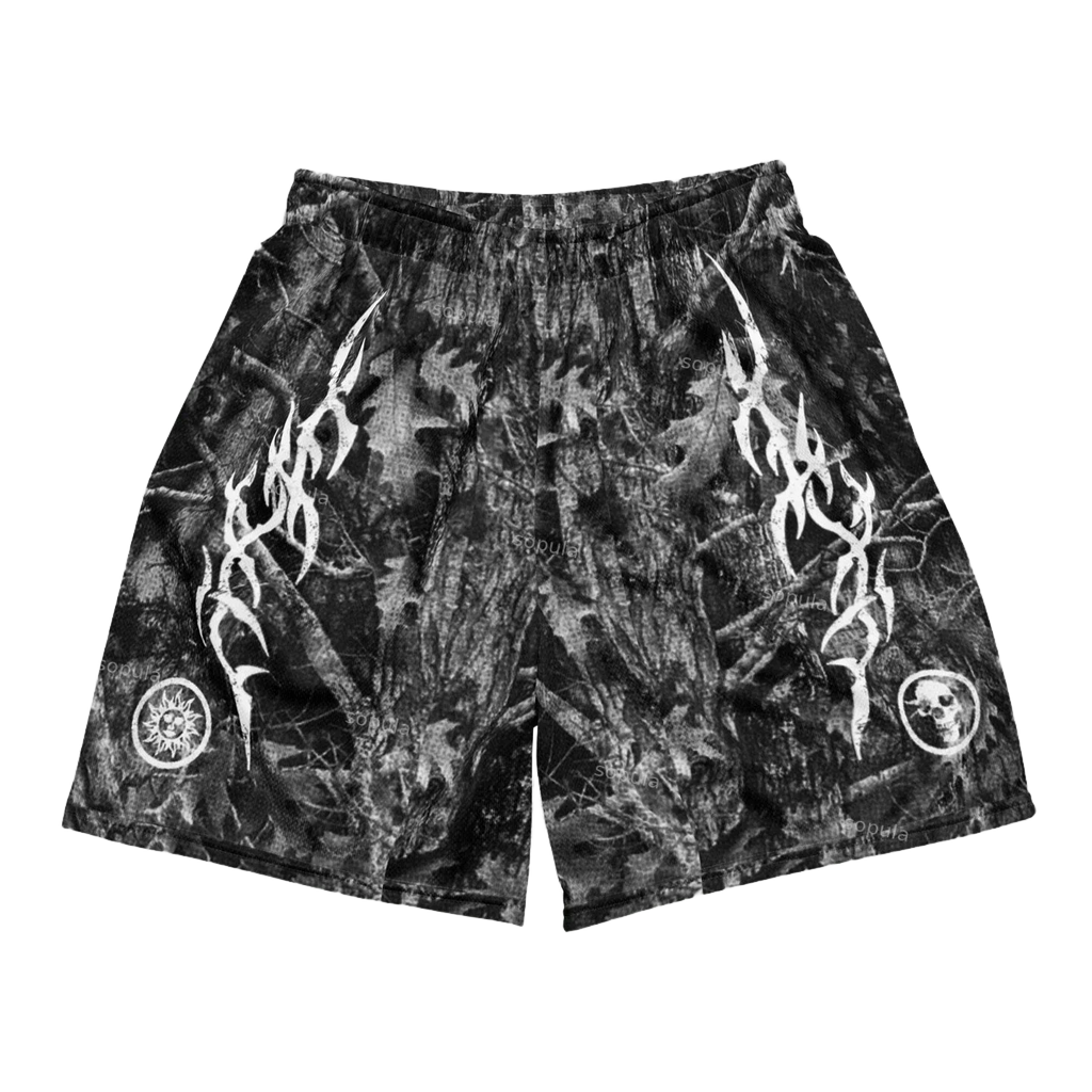 Flame Jungle Camo Basketball Shorts