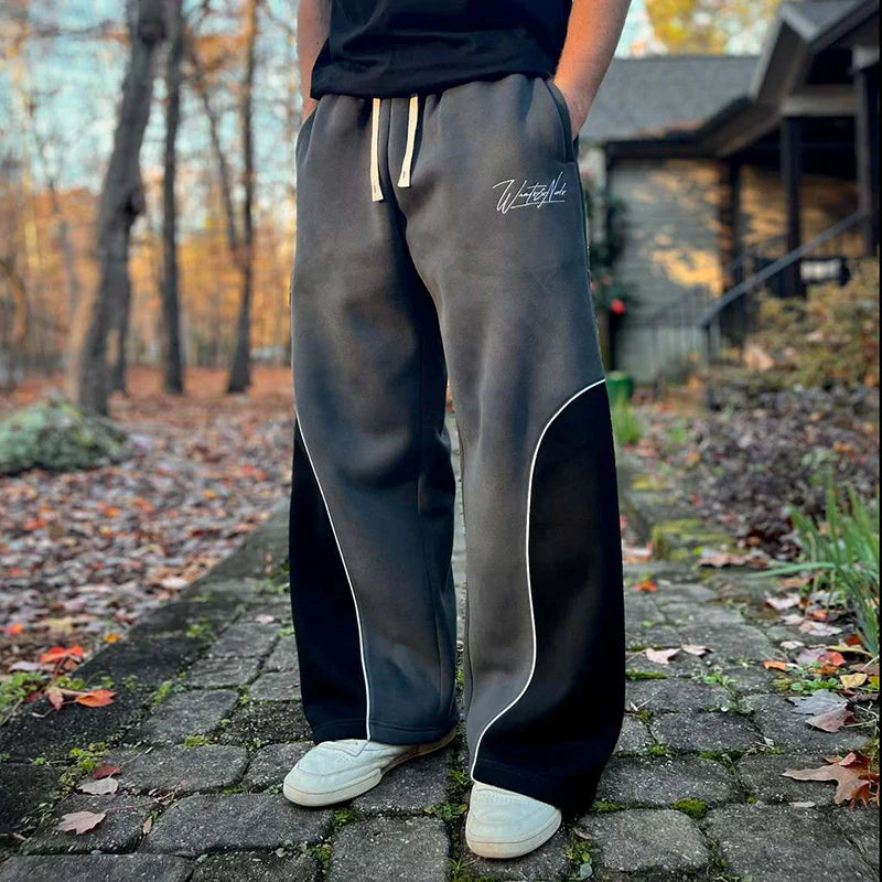 Stylish Patchwork Sweatpants
