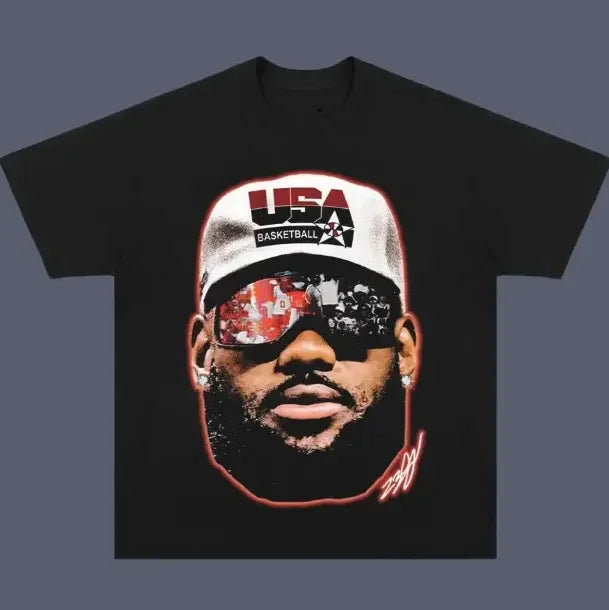 James Vintage Basketball Tee