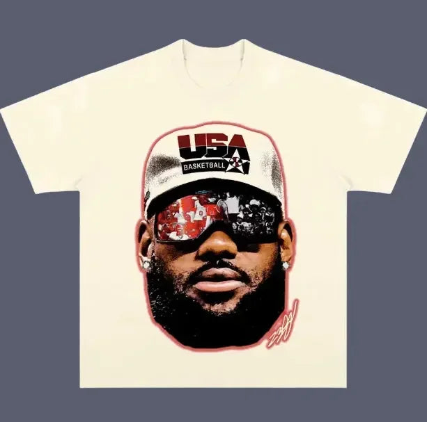James Vintage Basketball Tee