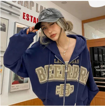 Starry Zip-Up Hoodie