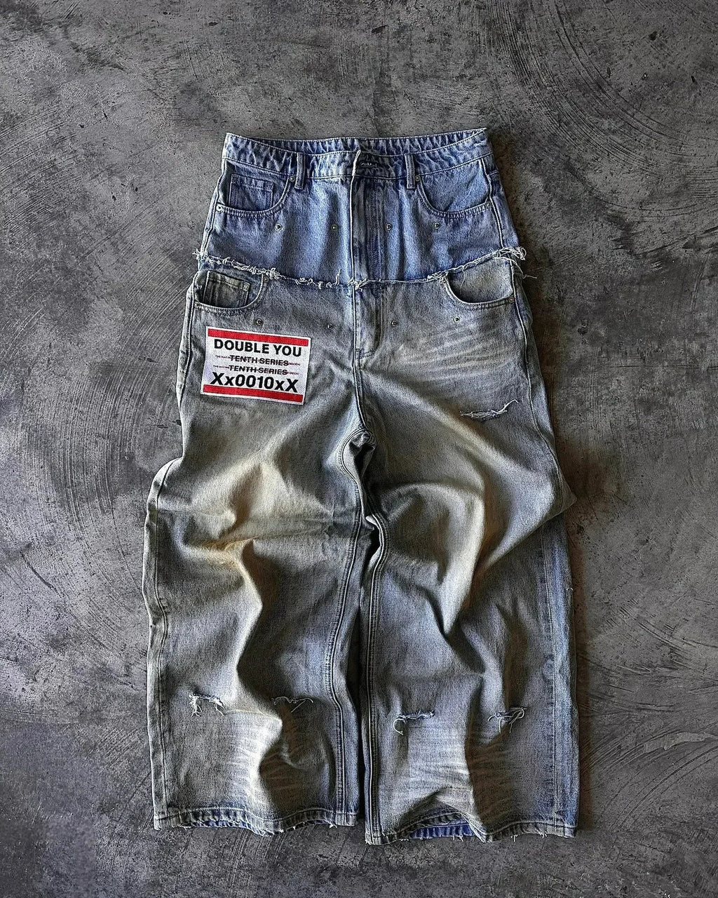 Retro Punk Low Rise Jeans