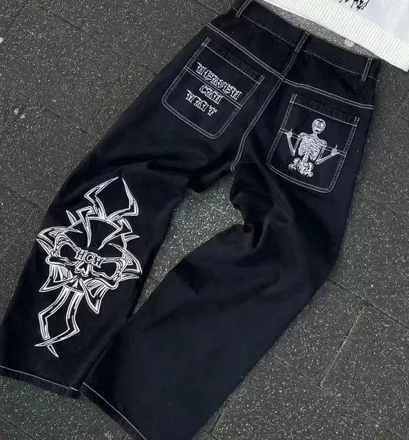 Retro Punk Low Rise Jeans