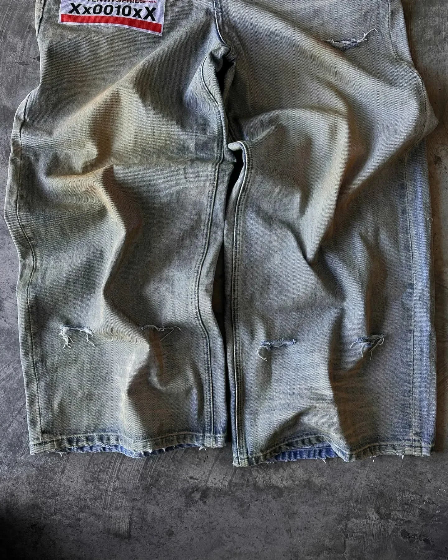 Retro Punk Low Rise Jeans