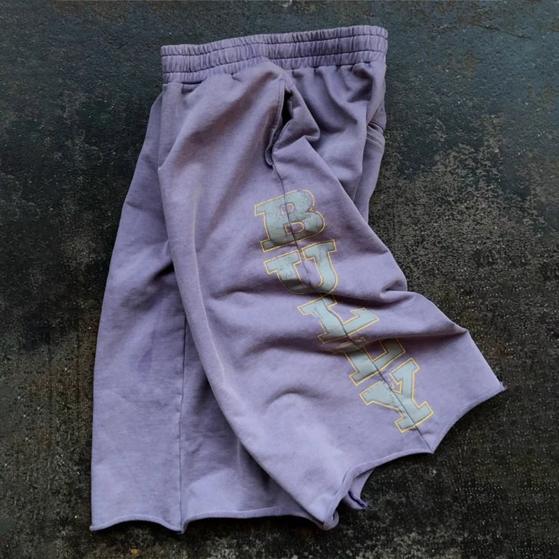 Imperfect Purple Streetwear Shorts
