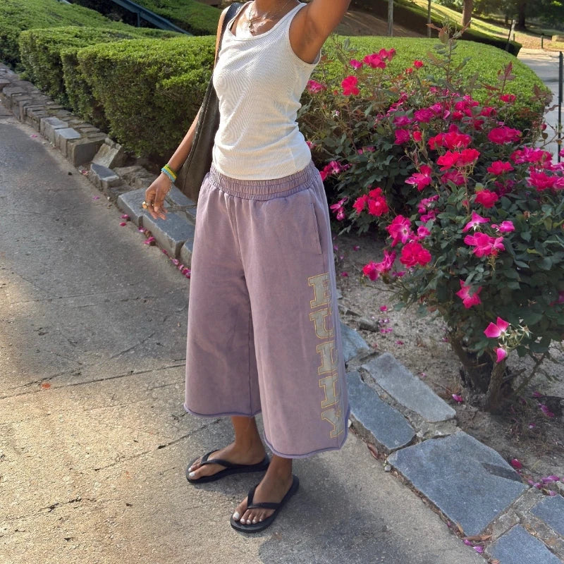Imperfect Purple Streetwear Shorts