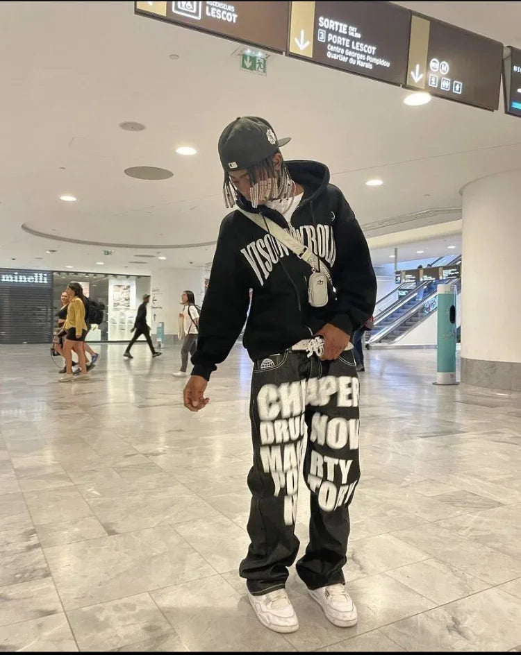 Trendy Punk Street Jeans
