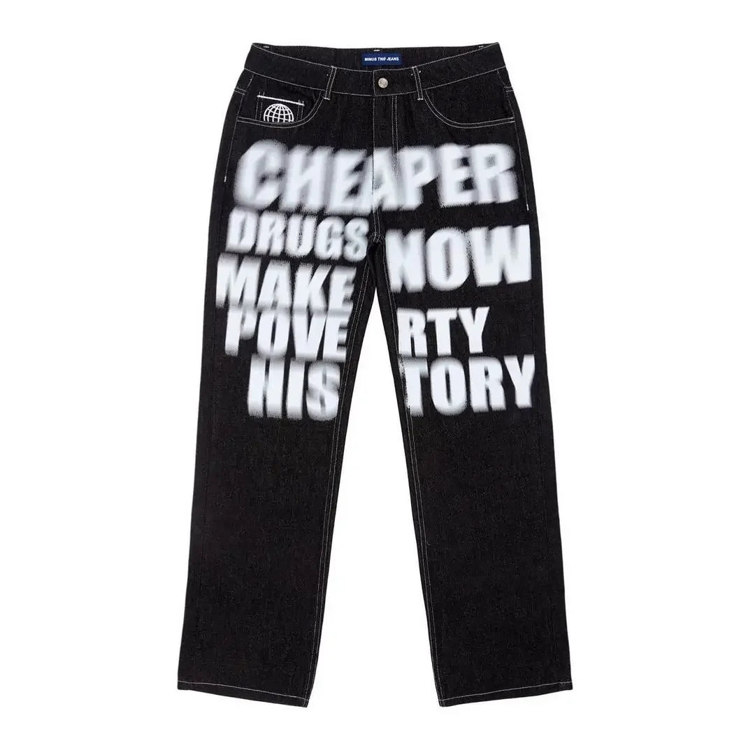 Trendy Punk Street Jeans