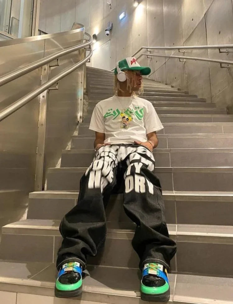Trendy Punk Street Jeans