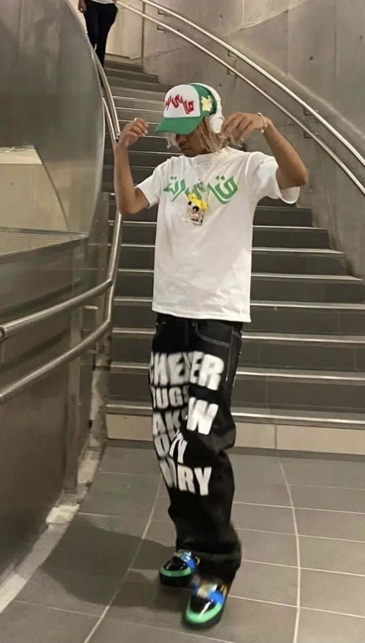 Trendy Punk Street Jeans